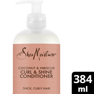 Shea Moisture Coconut & Hibiscus Geschenkset - Curl & Shine Shampoo & Conditioner