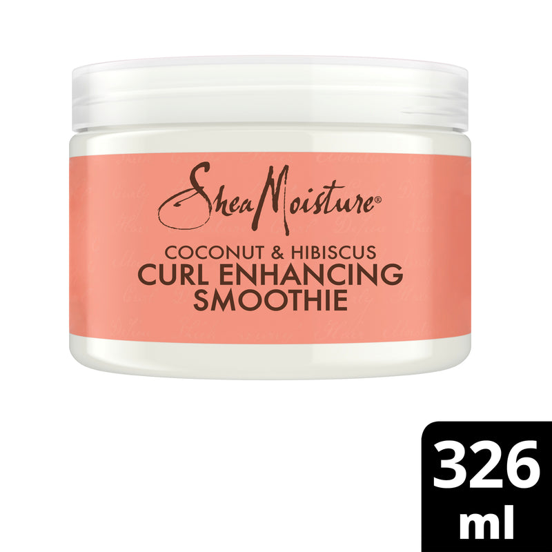 Shea Moisture Coconut & Hibiscus Geschenkset - Curl & Shine Shampoo - Curl Enhancing Smoothie